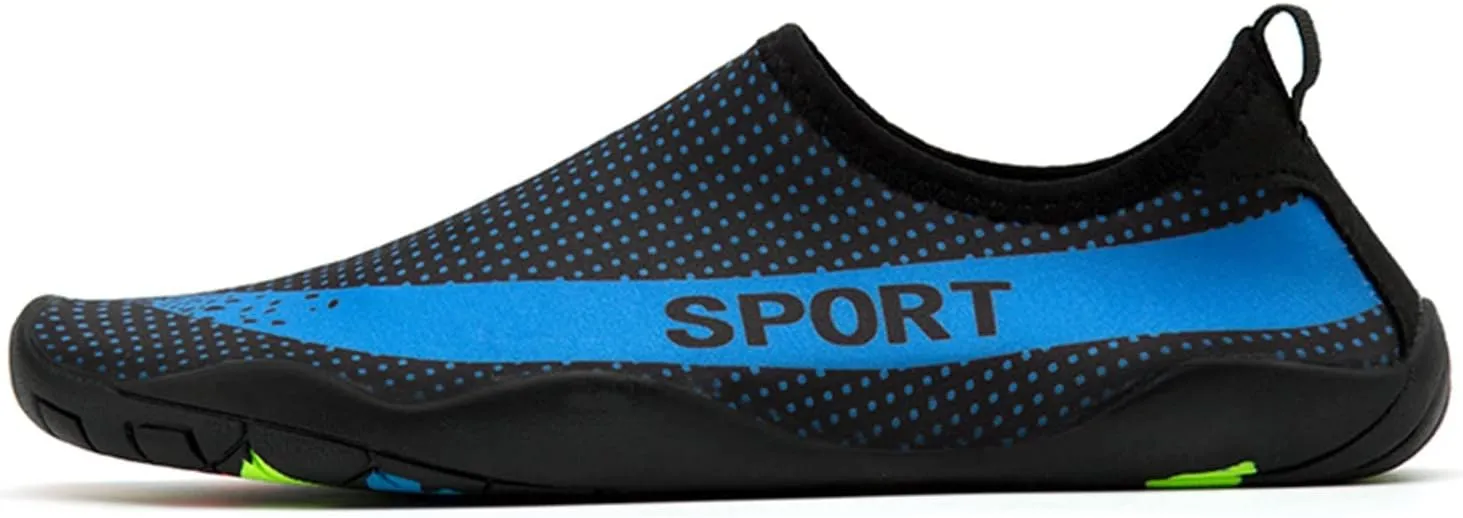 Mens Womens Quick Dry Water Shoes Barefoot Aqua Swim Beach Pool Shoes Lightweight Outdoor Sports Hiking Surf Yoga Exercise Footwear