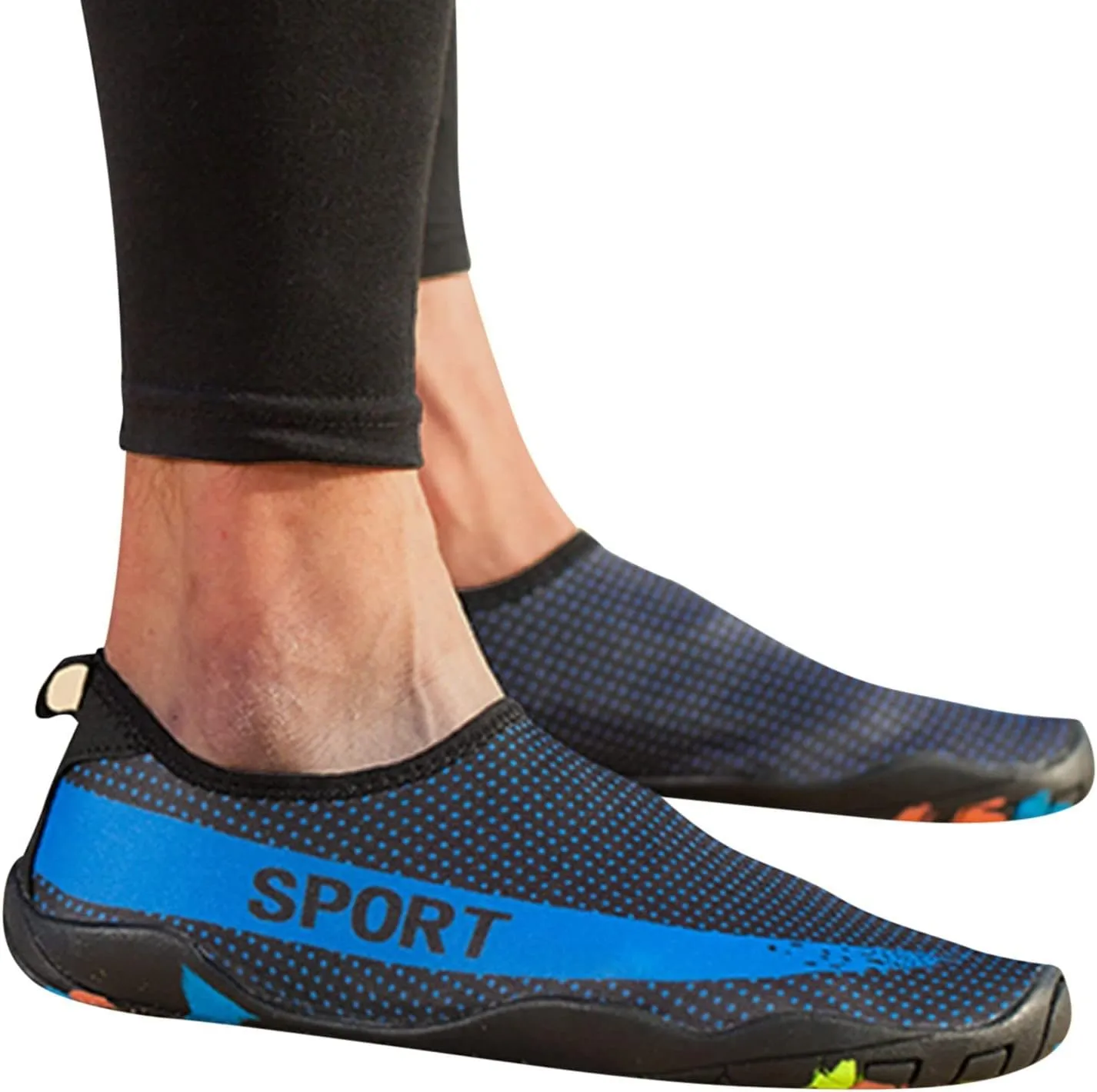 Mens Womens Quick Dry Water Shoes Barefoot Aqua Swim Beach Pool Shoes Lightweight Outdoor Sports Hiking Surf Yoga Exercise Footwear