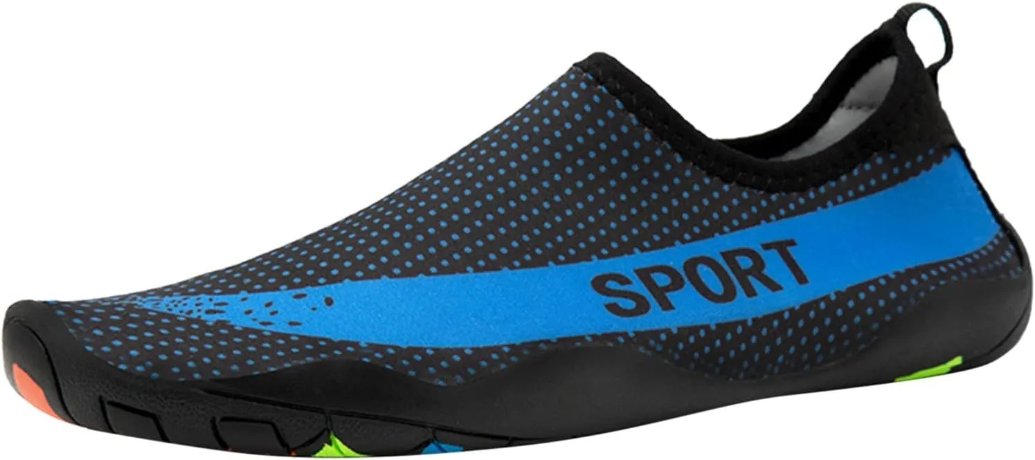 Mens Womens Quick Dry Water Shoes Barefoot Aqua Swim Beach Pool Shoes Lightweight Outdoor Sports Hiking Surf Yoga Exercise Footwear