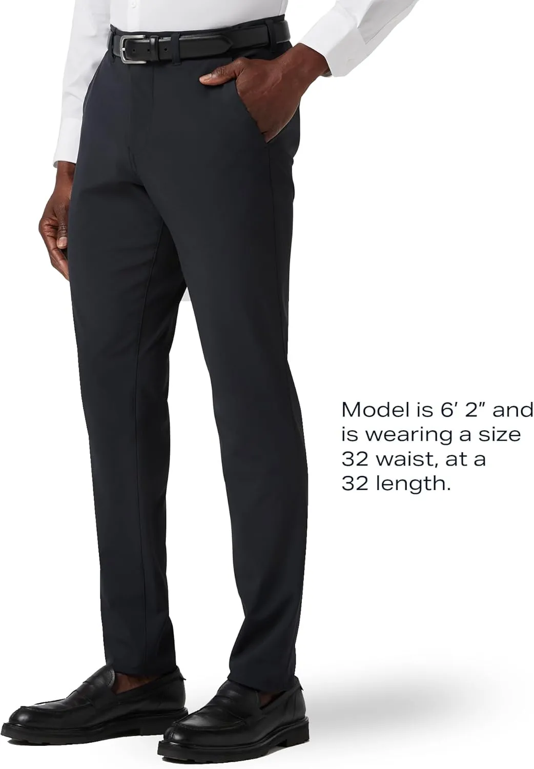 Mizzen Main Men's Helmsman Chino Pant, Athletic Tapered Fit, Wrinkle-Resistant, Moisture Wicking, Four-Way Stretch