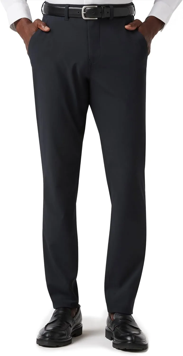 Mizzen Main Men's Helmsman Chino Pant, Athletic Tapered Fit, Wrinkle-Resistant, Moisture Wicking, Four-Way Stretch