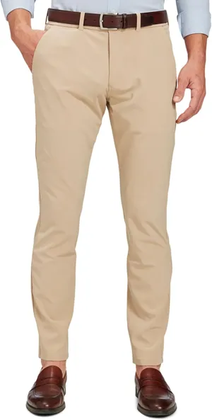 Mizzen Main Men's Helmsman Chino Pant, Athletic Tapered Fit, Wrinkle-Resistant, Moisture Wicking, Four-Way Stretch