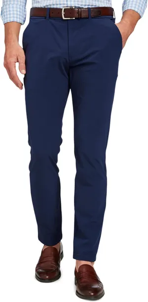 Mizzen Main Men's Helmsman Chino Pant, Athletic Tapered Fit, Wrinkle-Resistant, Moisture Wicking, Four-Way Stretch