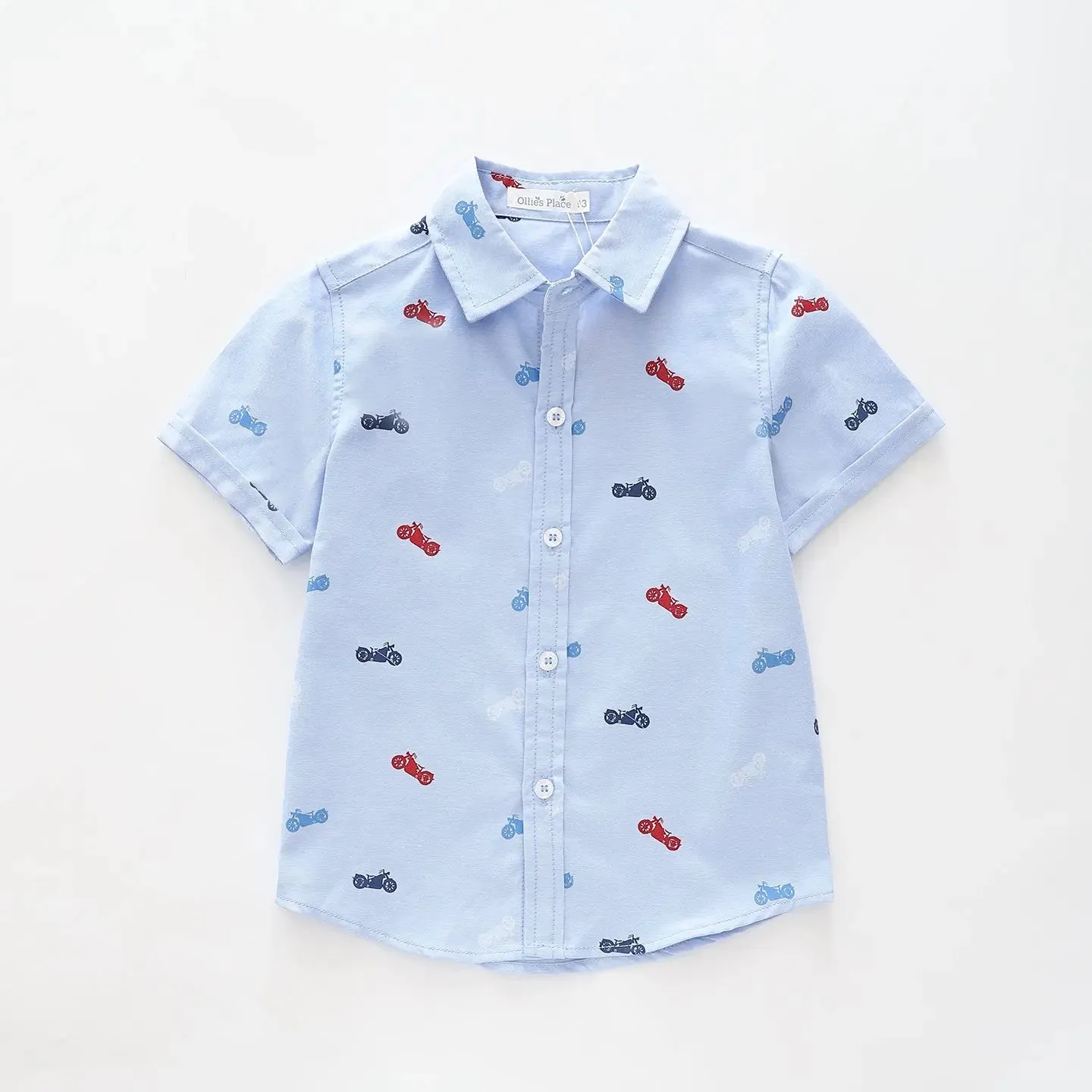 Motorbike Collared Shirt