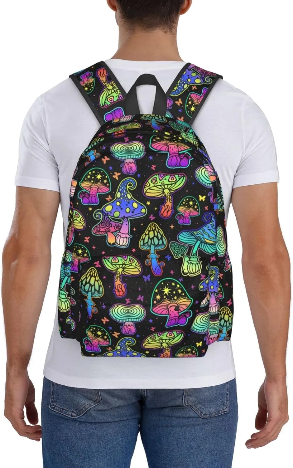 Mushroom Backpack 16 Inches Lightweight Travel Laptop Backpack