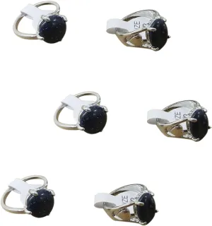 Natural Stone Ring Set 6pcs Knuckle Rings for Men Women Stackable Western Jewelry Aesthetic Fashion Rings Random Style