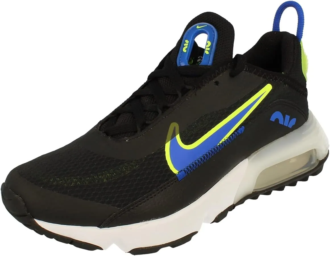 Nike Air Max 2090 GS Running Trainers DA4669 Sneakers Shoes (UK 5 US 5.5Y EU 38, Black Racer Blue Volt 001)