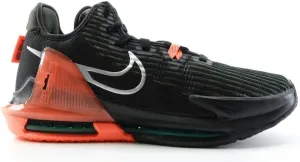 Nike mens Lebron Witness VI Basketball Trainers Cz4052 Shoes, Black Sequoia Crimson Pulse Metallic Silver, 9.5