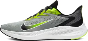 Nike Zoom Winflo 7 Mens Running Trainers CJ0291 Sneakers Shoes (UK 6 US 7 EU 40, Light Smoke Grey Black Volt White 002)