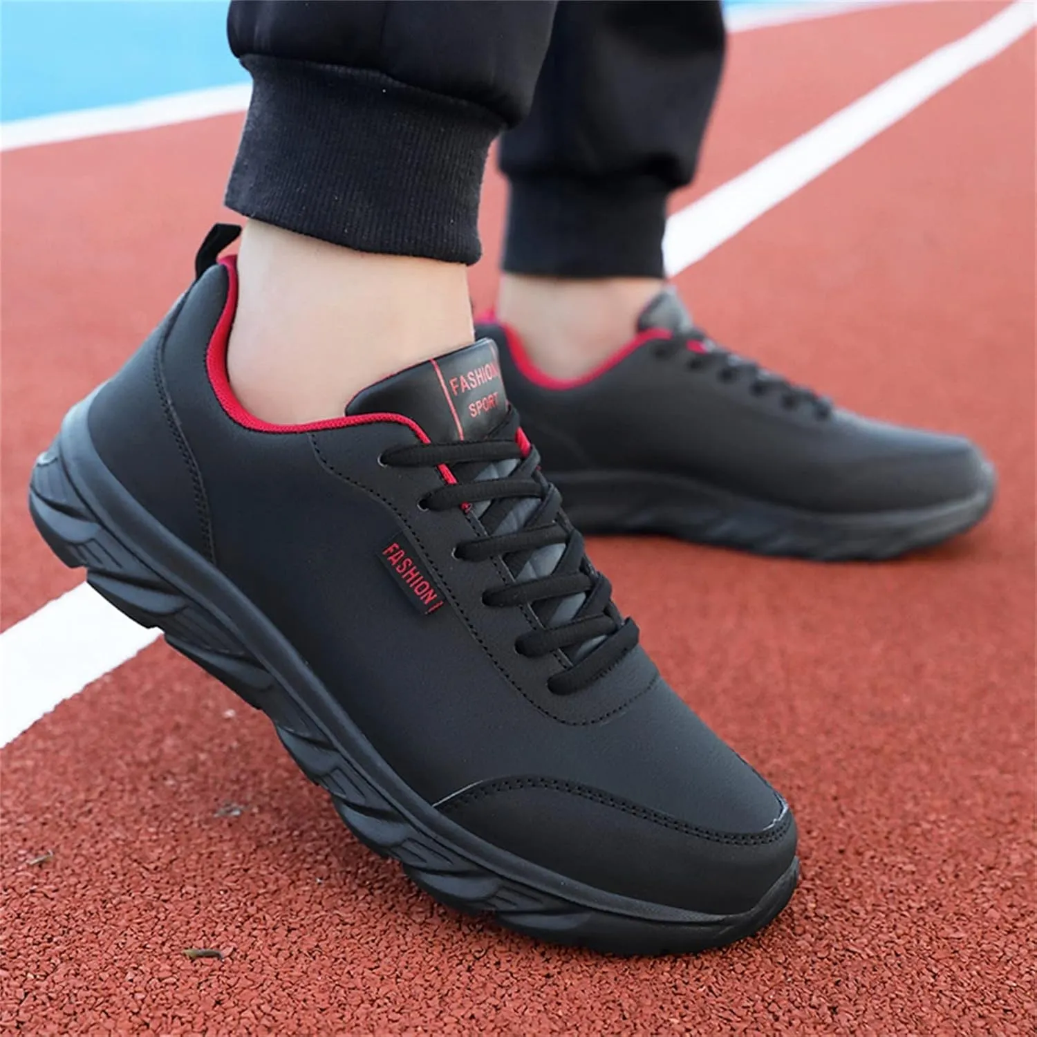 Non Slip Shoes for Men Wide Hiking Shoes Walking Shoes Waterproof Work Shoes Retro Running Shoes Lightweight Trainers