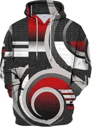 Novelty Hoodies for Men 3D Printed Graphics Oversized Hoodie Sweatshirt Long Sleeve Drawstring Pullover Halloween,S-6XL