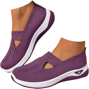 Orthopedic Shoes for Women with Arch Support Walking Shoes Comfortable Non-Slip Sneakers Slip On Wide Width Shoes