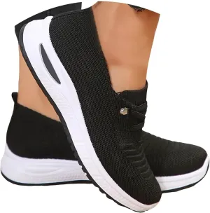 Orthopedic Shoes for Women, Womens Slip On Walking Sneakers Comfortable Mesh Non-Slip Shoes Breathable Tennis Shoes