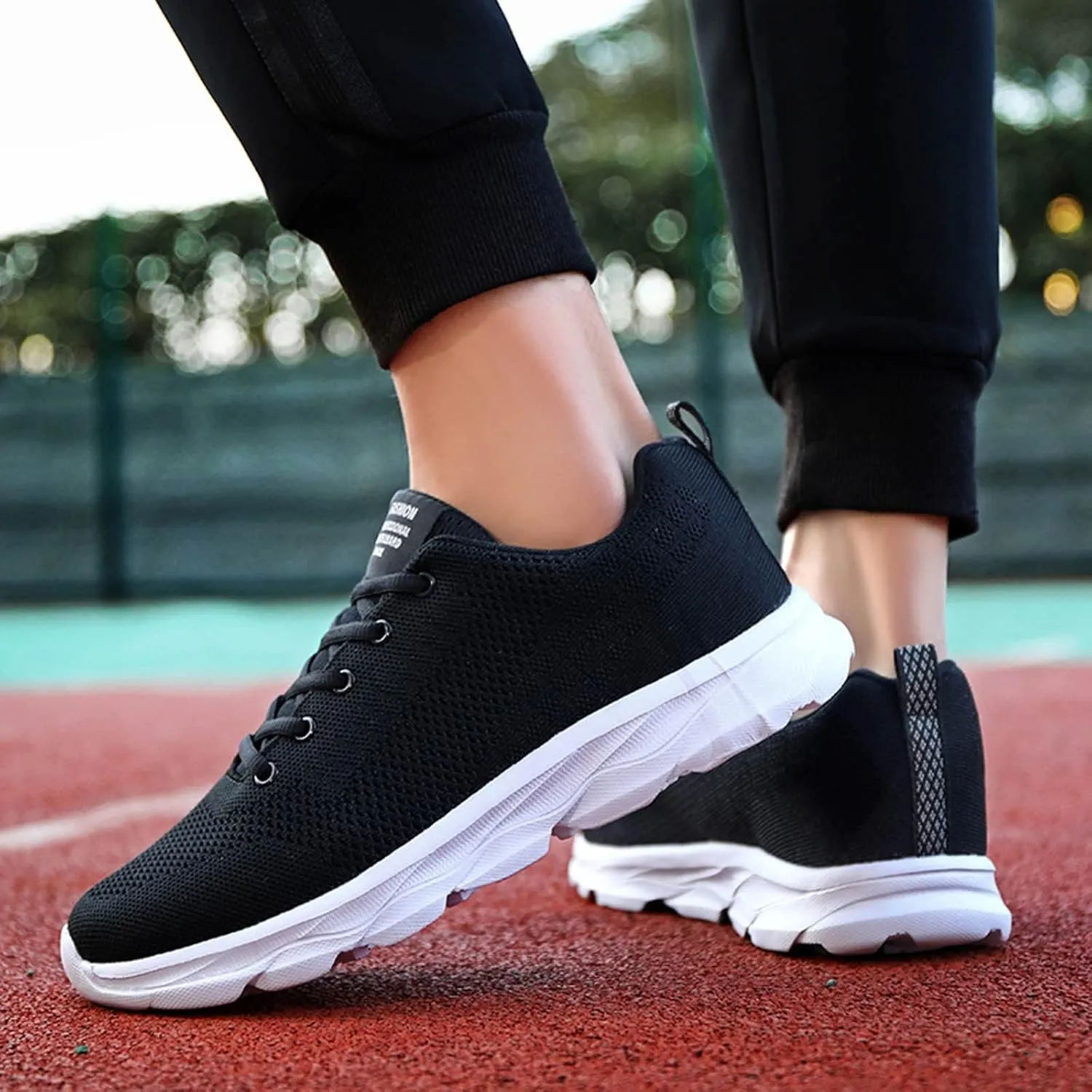 Orthopedic Sneakers for Women Breathable Lightweight Lace-Up Sneaker Wide Width Running Shoes with Arch Support
