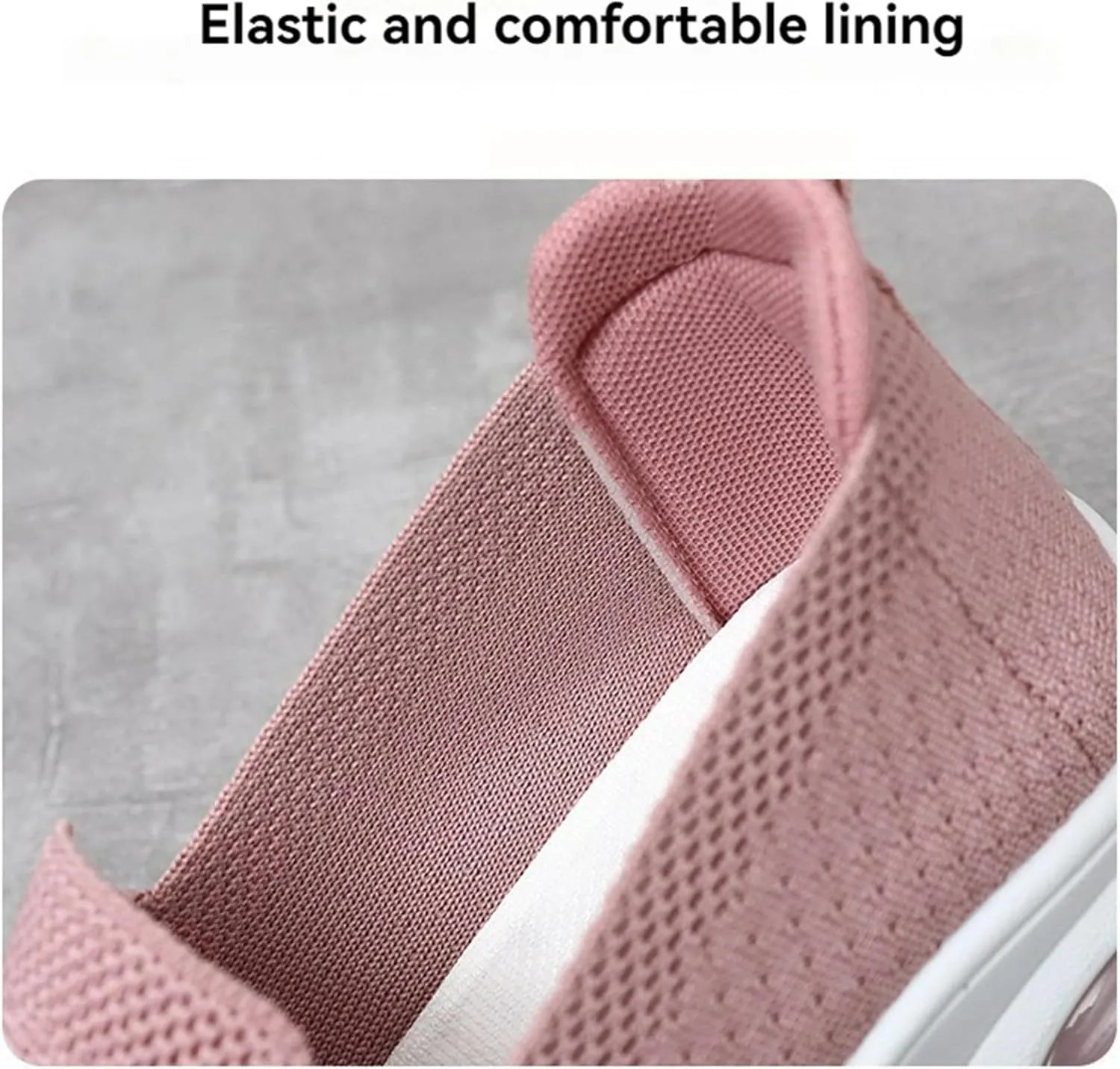 Orthoture Womens Shoes Arch Support Non Slip Air Cushion Slip-On Orthopedic New Woven Breathable Non-Slip Mesh Knitted Wide Width Sole Lightweight Low-Top Sneaker