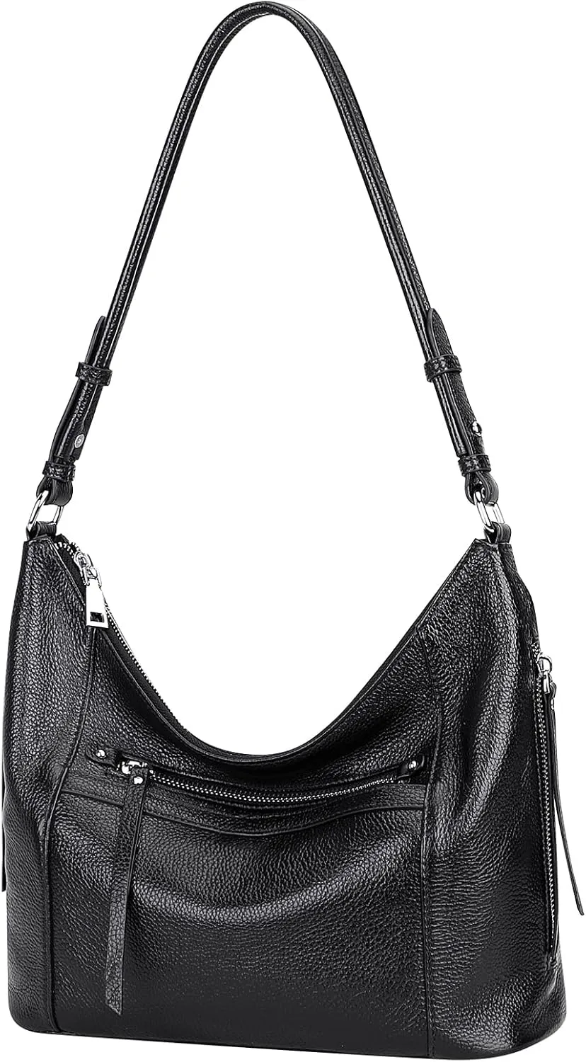 Over Earth Genuine leather Hobo Purse Shoulder Bags for Women Crossbody Handbags