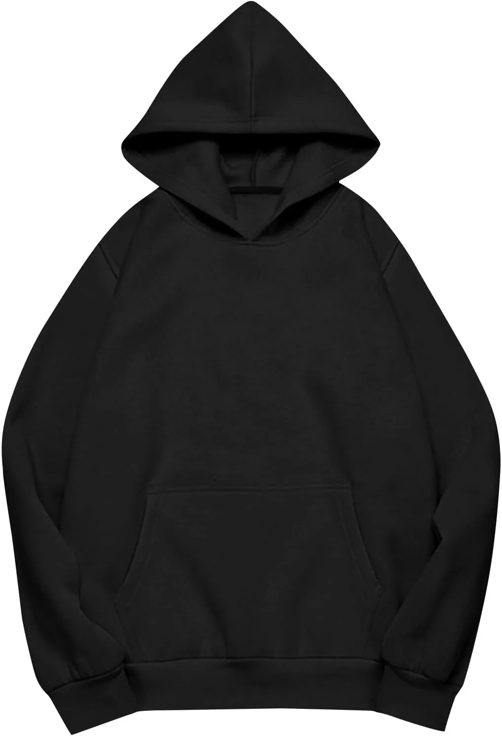 Oversized Hoodies for Women Trendy Winter Fleece Pullover Hoodie Y2k Long Sleeve Hooded Sweatshirt with Pockets