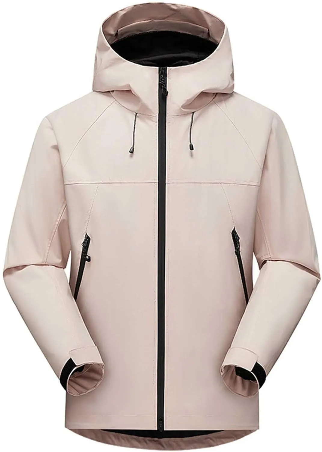 Rain Coats for Women, Womens Rain Jacket with Hood Waterproof Windbreaker Lightweight Hiking Jackets Trendy Raincoats