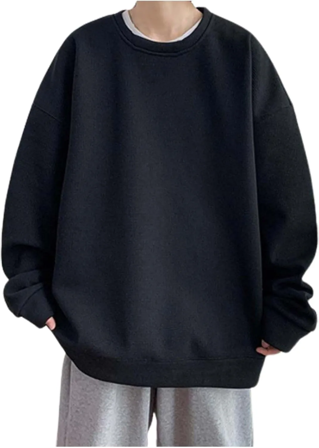 Red Hoodie Casual Loose Hoodless Oversize Zipper Solid Stand Collar Hoodless Pullover Sweater Coat Top Hoodie For