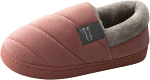 SBGMoSJ House Slippers for Elderly Women Non Slip Bedroom Slippers Ballerina House Slippers White Fluffy Slippers Closed Toe Christmas Village Accessories Gifts for Her 2023