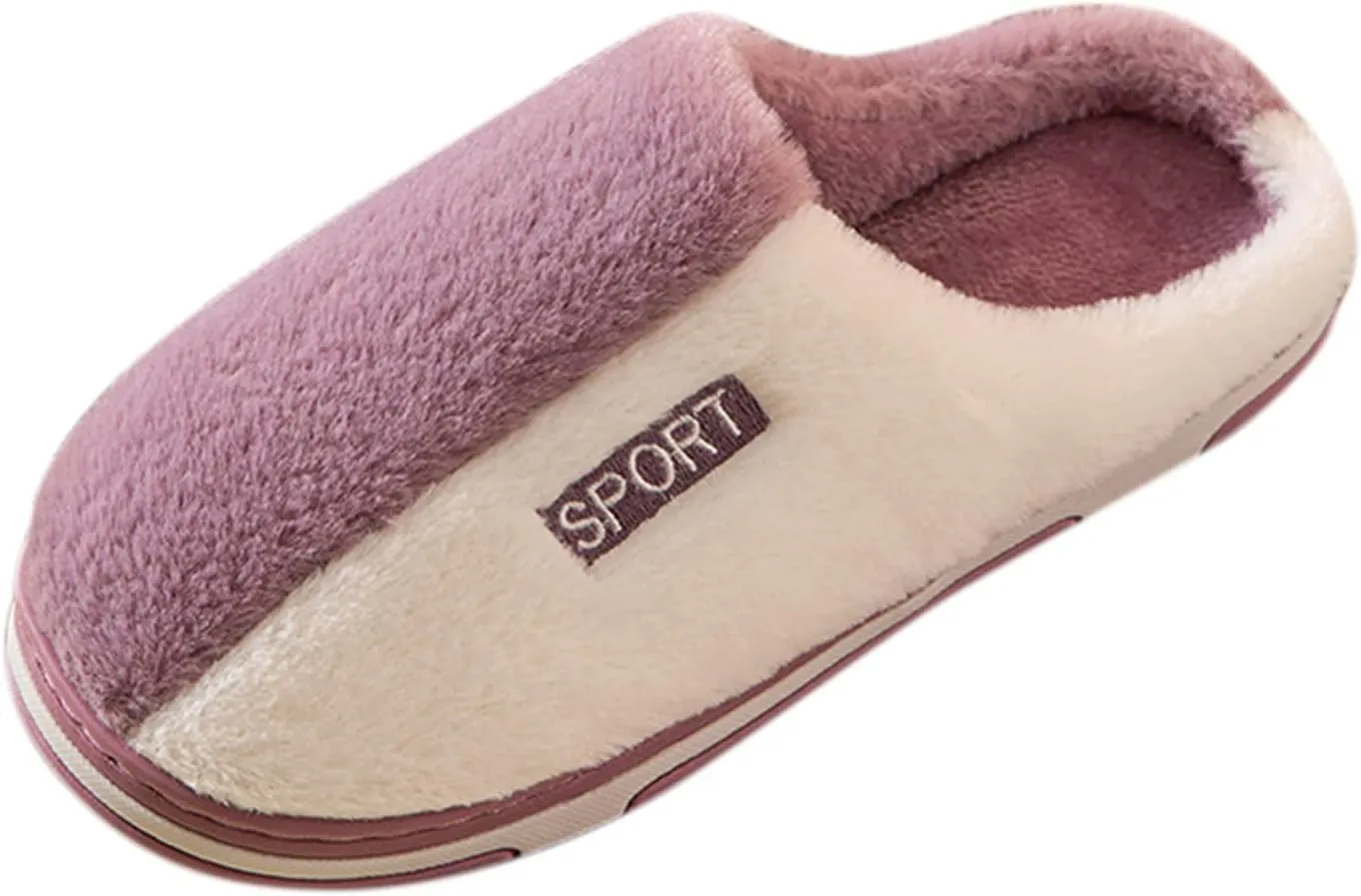 SBGMoSJ Womens Slip On Wide Width Indoor/Outdoor House Slippers Slippers for Men Winter Mens Slippers with Rubber Soles Hotel Slippers for Men Mens Christmas Gifts Gifts for Wife 2023