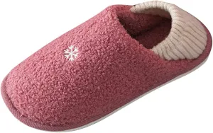 SBGMoSJ Womens Winter Warm Cozy House Fur Slippers Warming Slippers Mens Slippers Size 11.5 Wide Christmas Slippers for Men and Women Christmas Ribbon Gifts for Her 2023