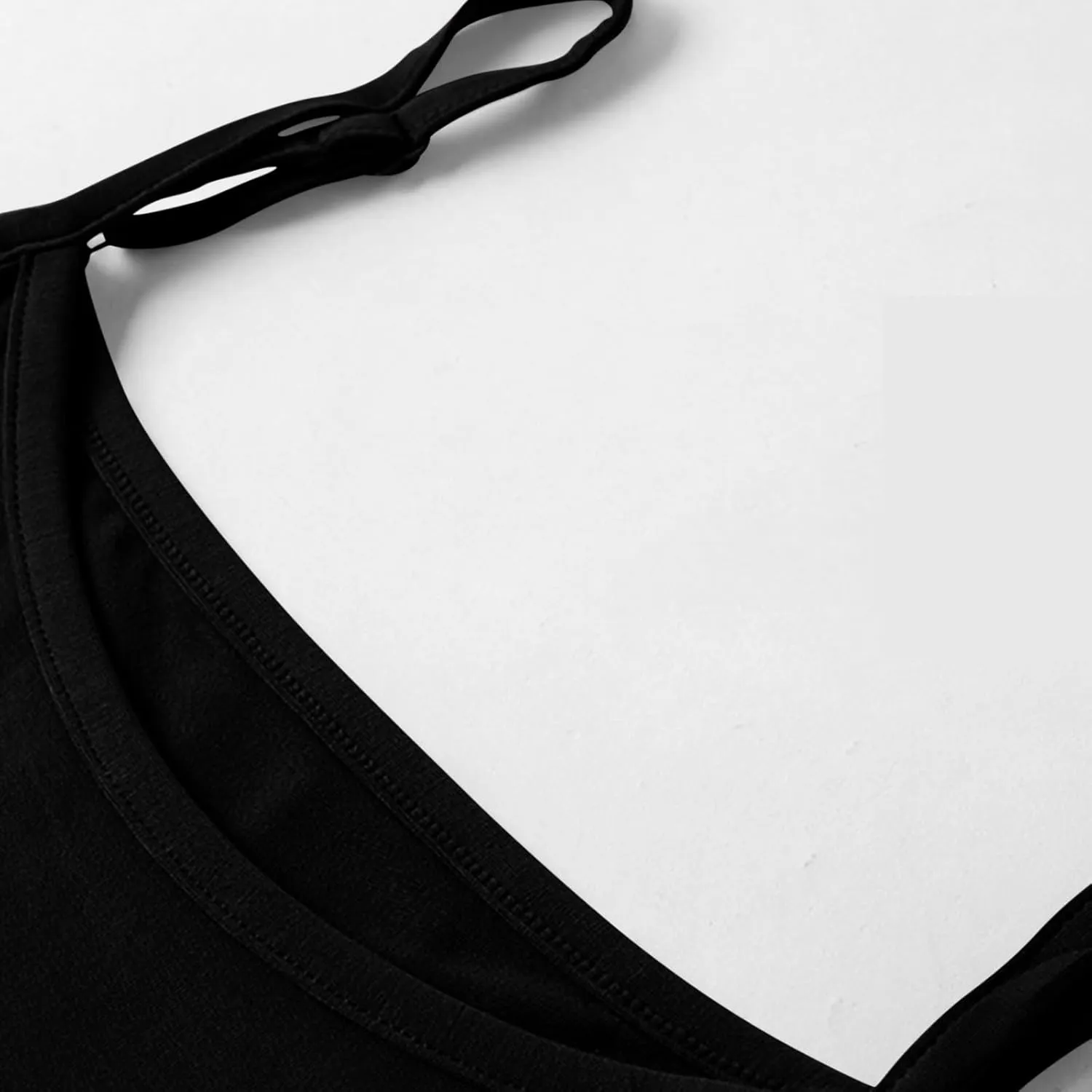 Sexy Tops for Women Casual Camisole Tops Sleeveless T-Shirts Tank Tops Adjustable Spaghetti Strap Tank Cami Shirt