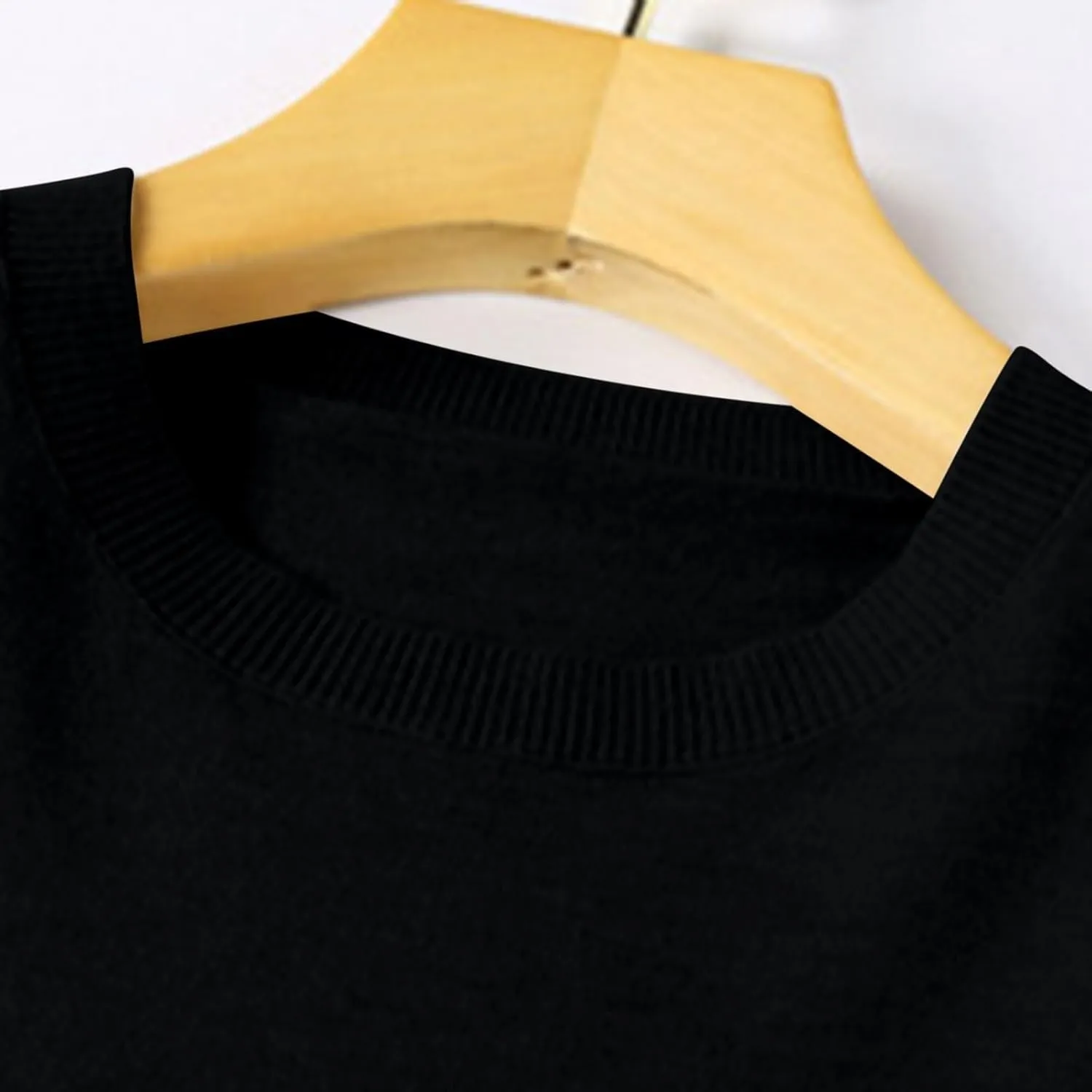 Shirts for Women Long Sleeve Crewneck Sweater Tops Winter Trendy Loose Casual Solid Color Pullover Basic Blouse
