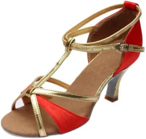 Shoes Dance Shoes Shoes Dance Latin Party Satin Girl Tango Med Heels Women's Casual Shoes Shoes Sandals Women