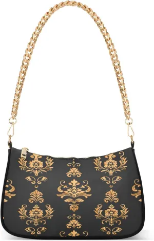 Shoulder Bags for Women Flower Hobo Tote Handbag Small Clutch Purse with Zipper Closure78