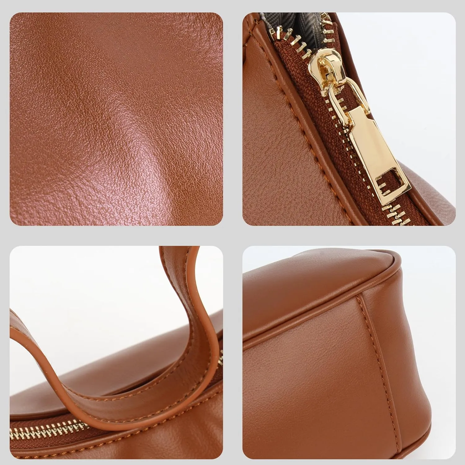 Shoulder Bags for Women,Mini Clutch Purse Cute Hobo Tote Handbag with Zipper Closure
