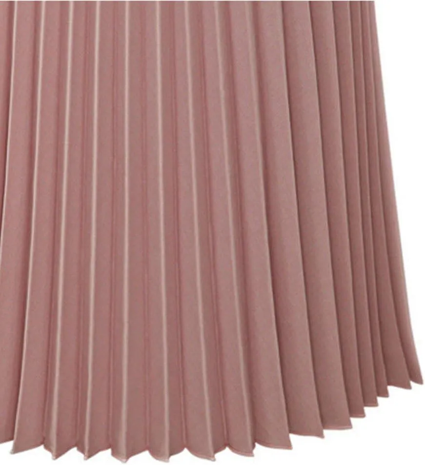 Skirts for Women Trendy Y2K High Elastic Waist Fashion Pleated Casual Midi Skirts for Womens Summer Vacation Holiday