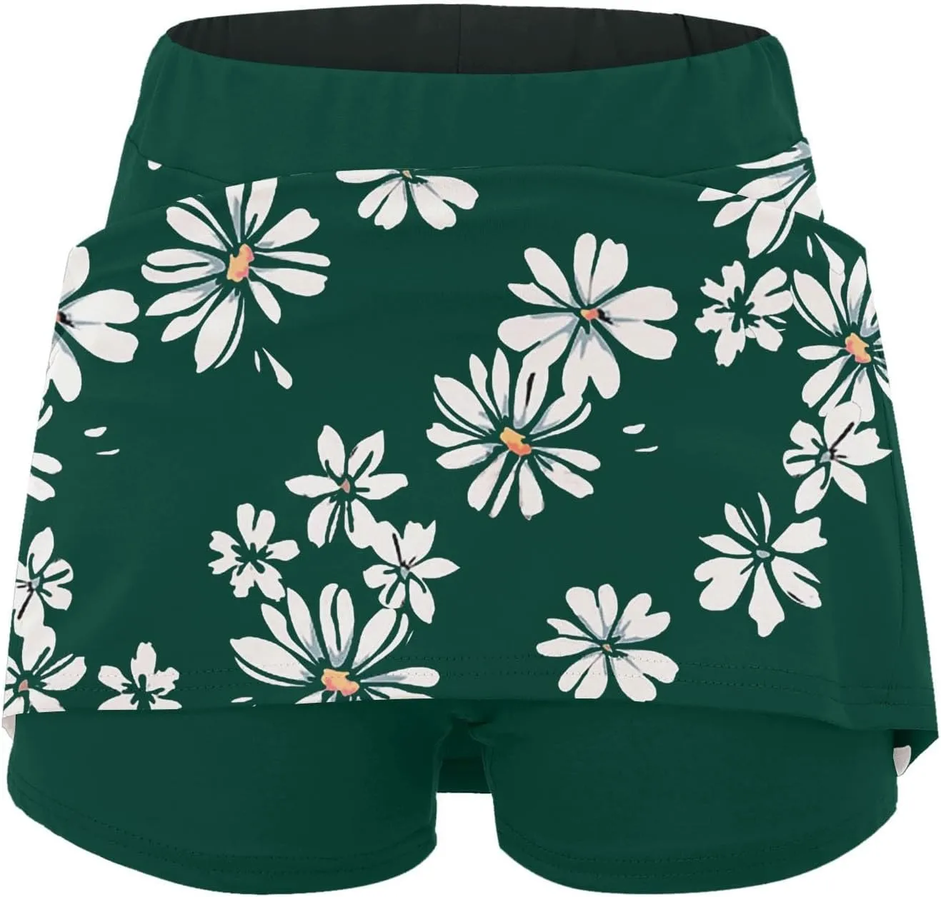 Skorts for Women with Pockets Plus Size Dressy Casual Floral Athletic Tennis Skirts with Shorts Summer Yoga Golf Skort