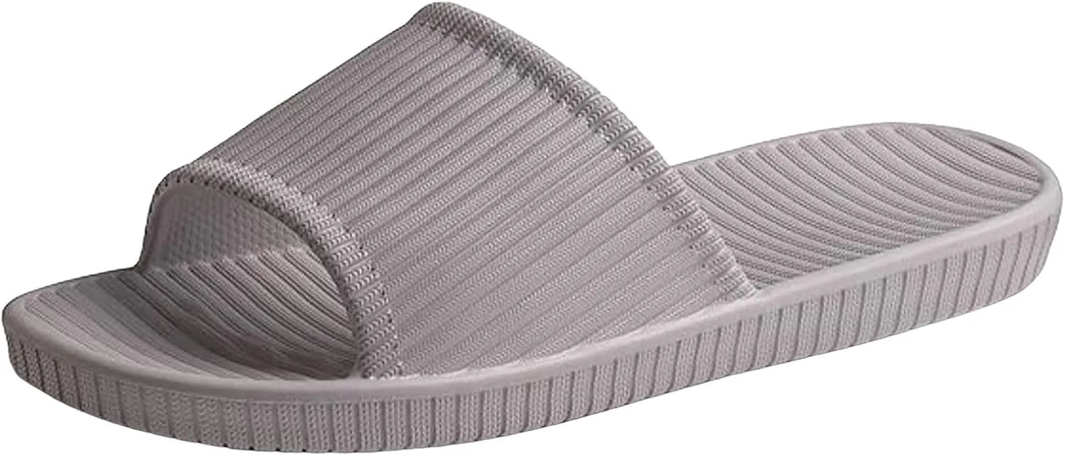 Slides for Men Shower Shoes Women Mens Shower Shoes Womens Slides Lightweight Bathroom Soft Sole Slippers