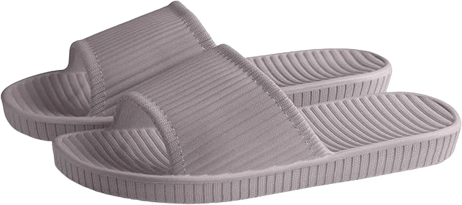 Slides for Men Shower Shoes Women Mens Shower Shoes Womens Slides Lightweight Bathroom Soft Sole Slippers