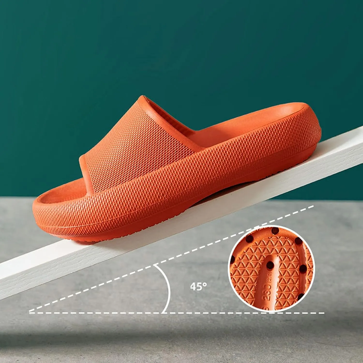 Slides for Men Womens Slides Cloud Slippers for Men Women Living Room Travel Comfortable Slippers