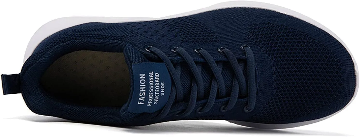 Soft Sport Shoes Bottom Breathable Men Fashion Casual Lace-Up Mesh Men's Sneaker