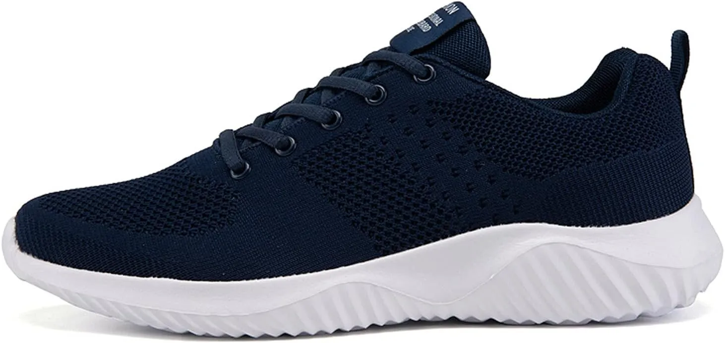 Soft Sport Shoes Bottom Breathable Men Fashion Casual Lace-Up Mesh Men's Sneaker