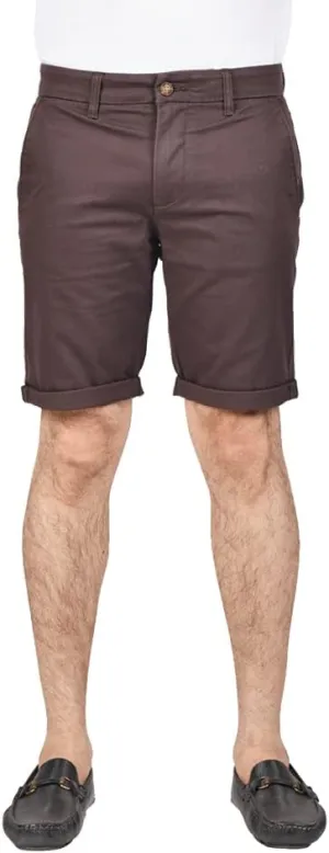 Soroor Slim Fit Chino Mens Shorts, Stylish Men's Shorts with Premium Stretch Cotton, Versatile Smart Casual Men Chino