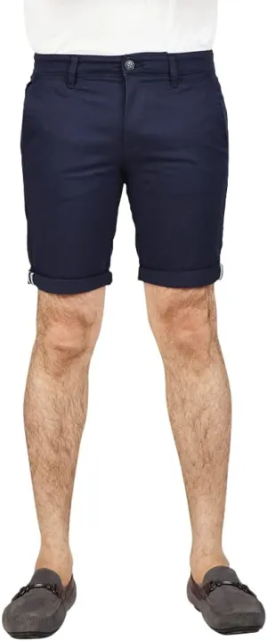 Soroor Slim Fit Chino Mens Shorts, Stylish Men's Shorts with Premium Stretch Cotton, Versatile Smart Casual Men Chino