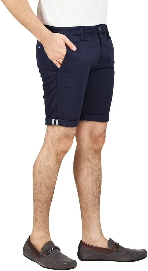 Soroor Slim Fit Chino Mens Shorts, Stylish Men's Shorts with Premium Stretch Cotton, Versatile Smart Casual Men Chino
