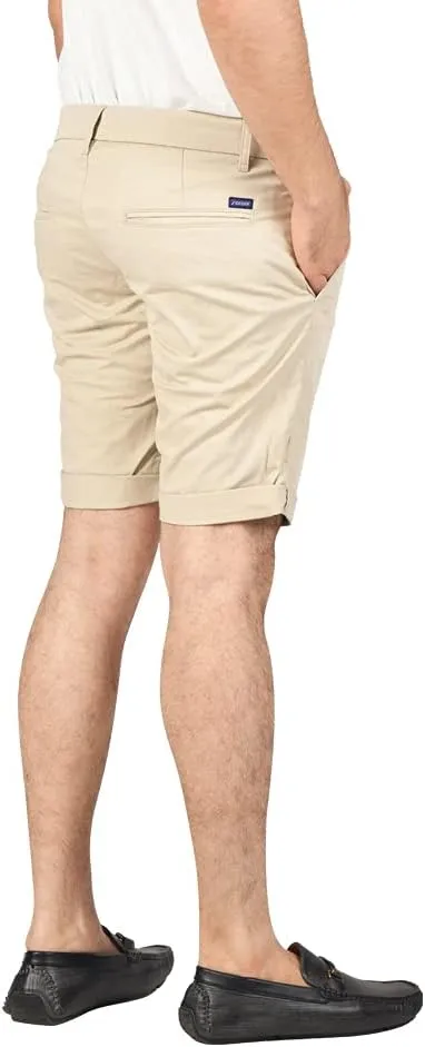 Soroor Slim Fit Chino Mens Shorts, Stylish Men's Shorts with Premium Stretch Cotton, Versatile Smart Casual Men Chino