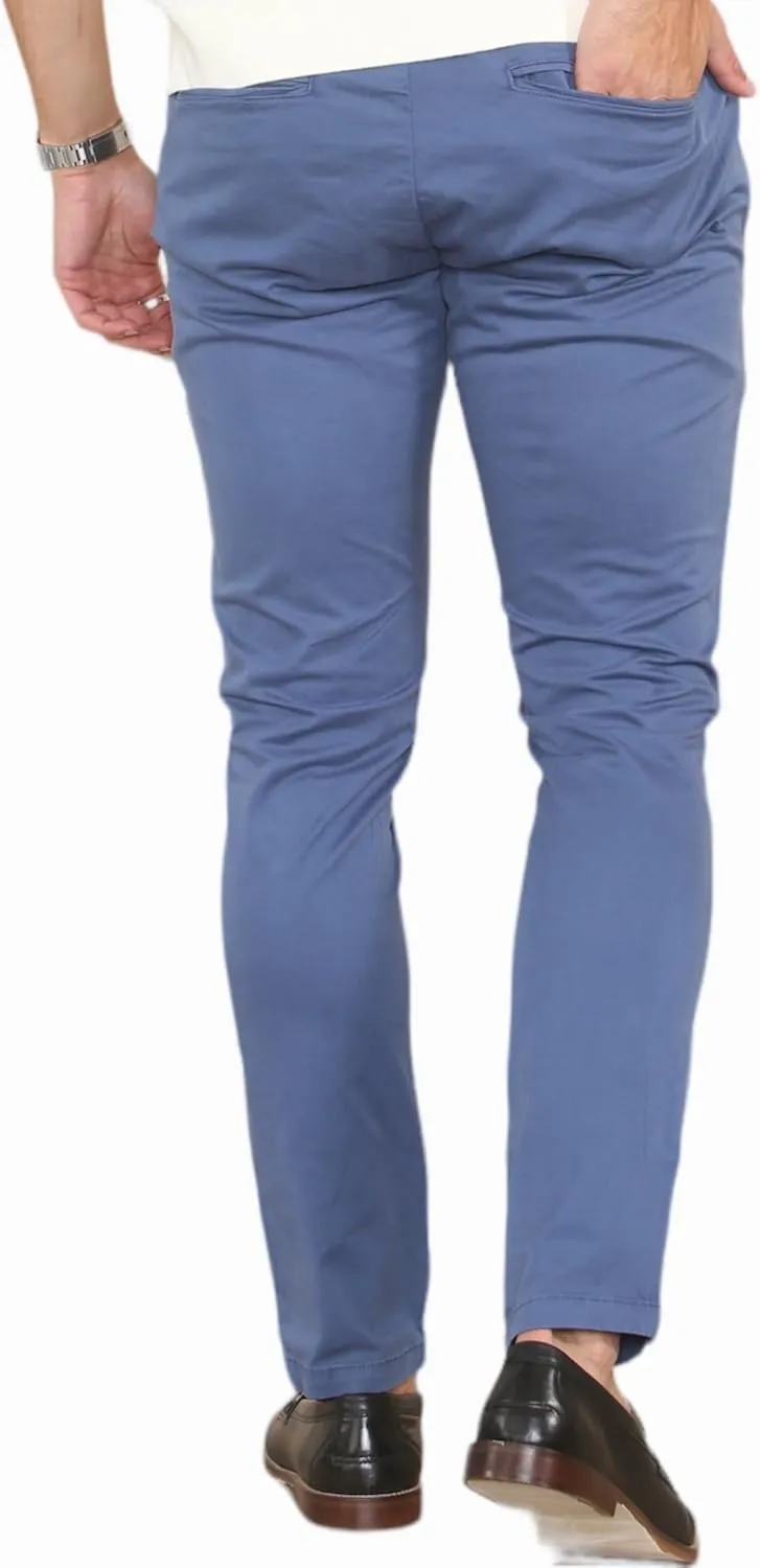 Soroor Slim Fit Chinos Pants Men - Stylish Mens Chinos Pants, Smart Casual Mens Khaki Pants | Stretch Twill Cotton Men Chino