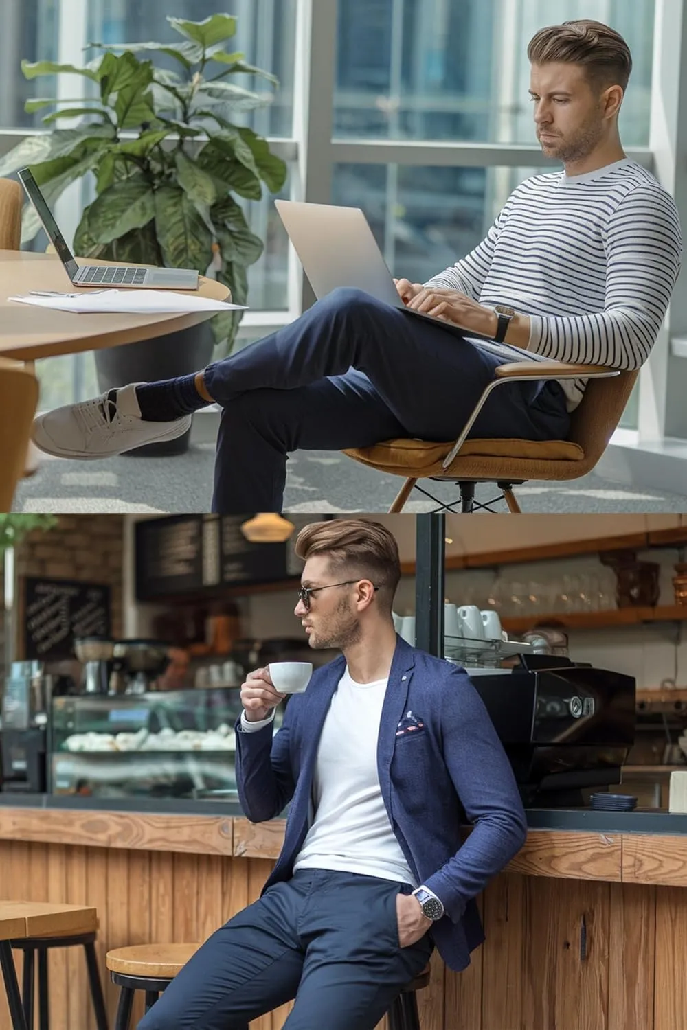 Soroor Slim Fit Chinos Pants Men - Stylish Mens Chinos Pants, Smart Casual Mens Khaki Pants | Stretch Twill Cotton Men Chino