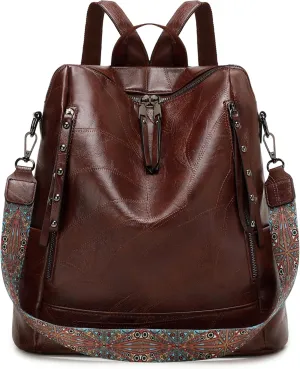 sqlp Fashion Backpack Purse for Women Vegan Leather Travel Back Pack Womens Designer Shoulder Bags