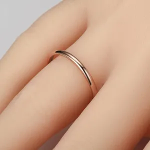 Stainless Steel Stacking Rings for Women,925 Sterling Silver Bands for Wedding Anniversary Stackable Knuckle Promise Ring