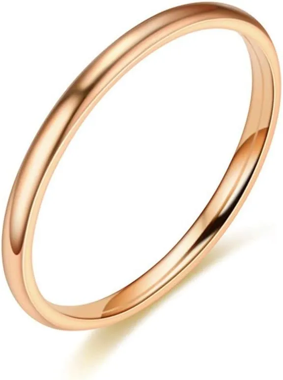 Stainless Steel Stacking Rings for Women,925 Sterling Silver Bands for Wedding Anniversary Stackable Knuckle Promise Ring