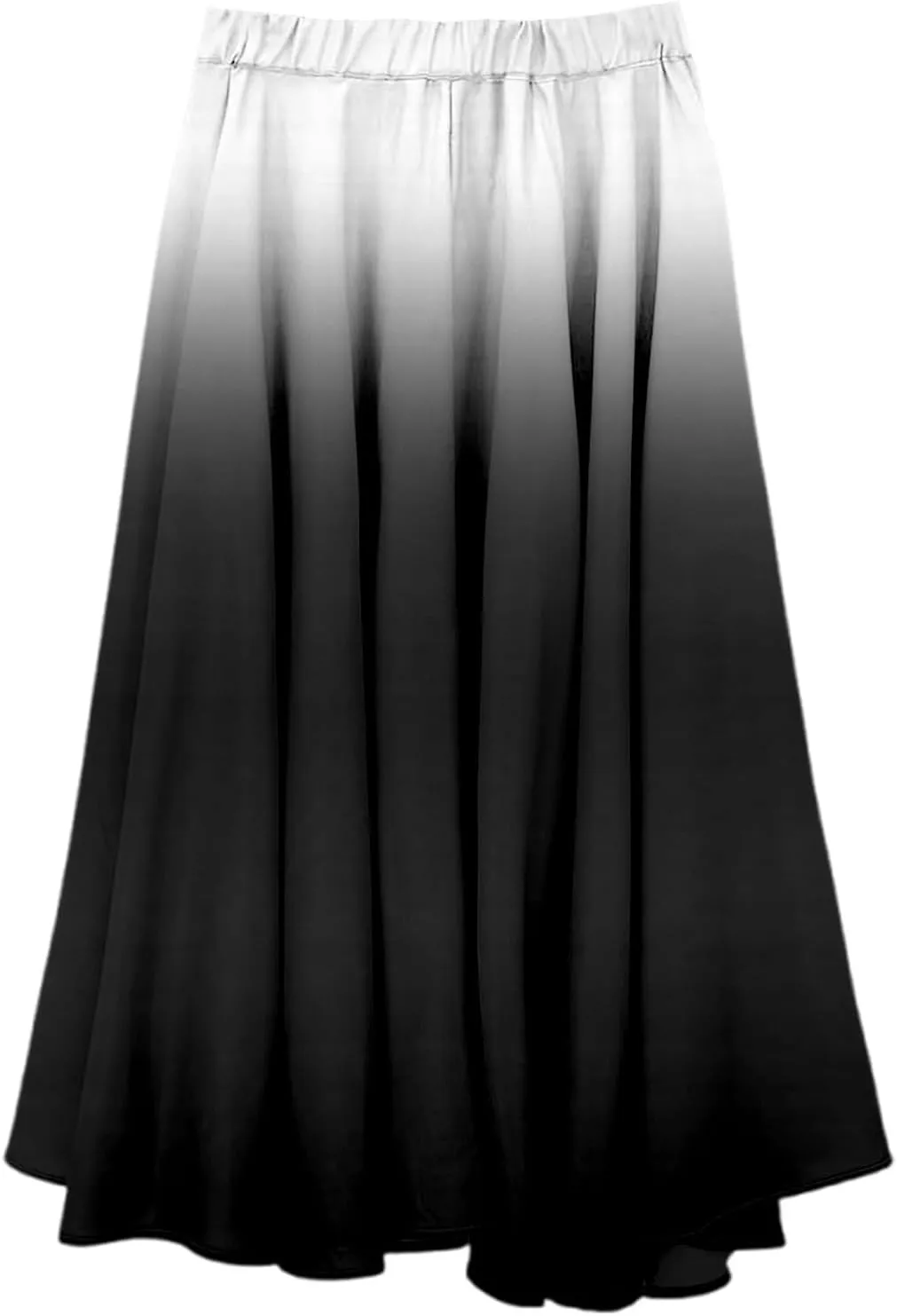 Summer Skirts for Women 2025 Vacation Boho Floral Maxi Skirt Elastic High Waisted Flowy Ruffle A Line Skirt