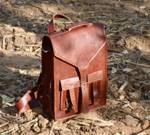 TAEMAN Vintage leather messenger bag Leather Messenger Bag Laptop Case Office Briefcase Gift For Men Computer Distressed Shoulder Bag satchel bag