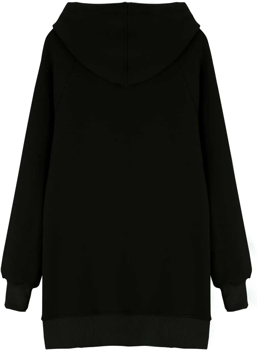The Warmys Oversized Hoodie Dress, Sherpa Lined Long Sleeve Split Hem Valentines Day Pullover Sweatshirts with Pocket